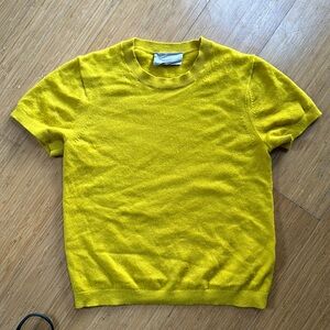 Everlane 100% cashmere short sleeve tee shirt